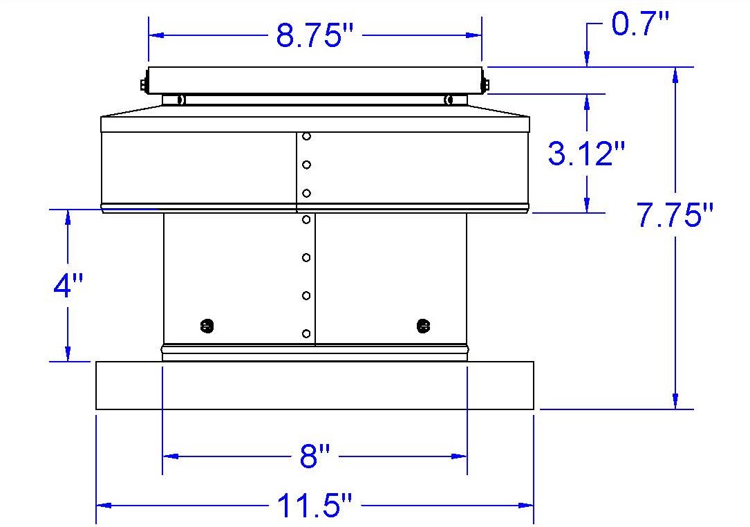 dimensioned  drawing